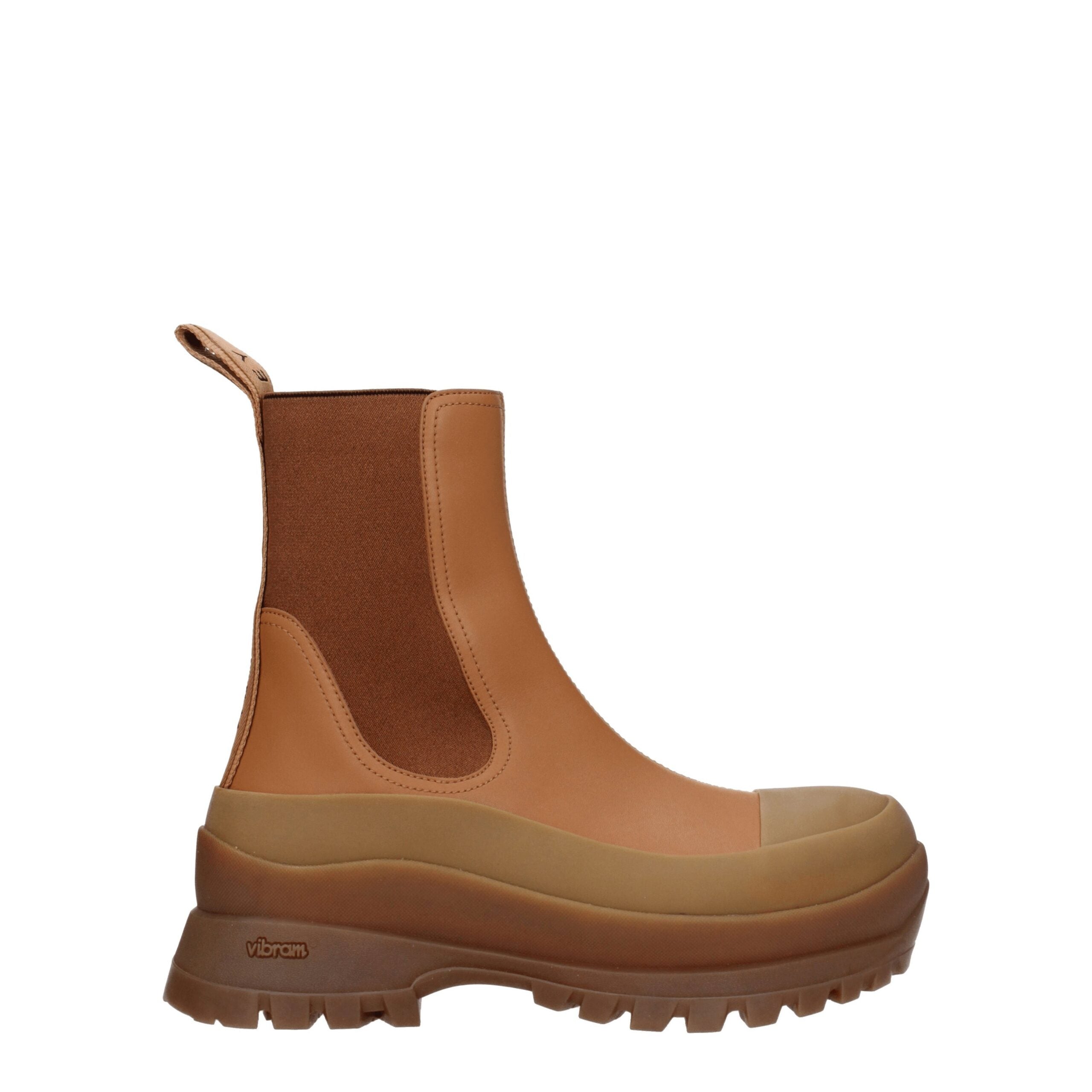 Stella McCartney Brown Leather Ankle